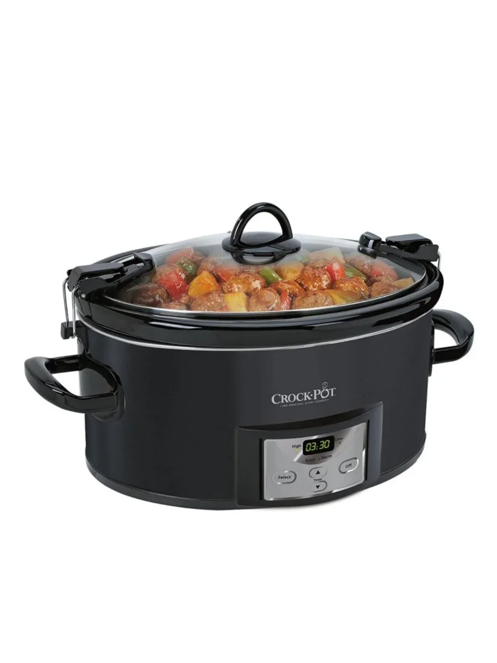 Crockpot 7qt Family Size Cook n' Carry Ovenproof Slow Cooker Programmable